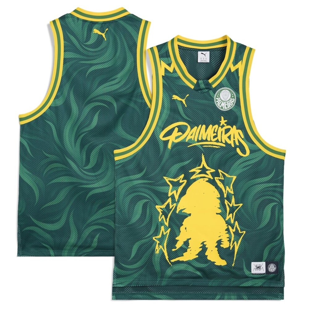 Puma Palmeiras 2025 FIFA Club World Cup dryCELL Basketball Jersey M